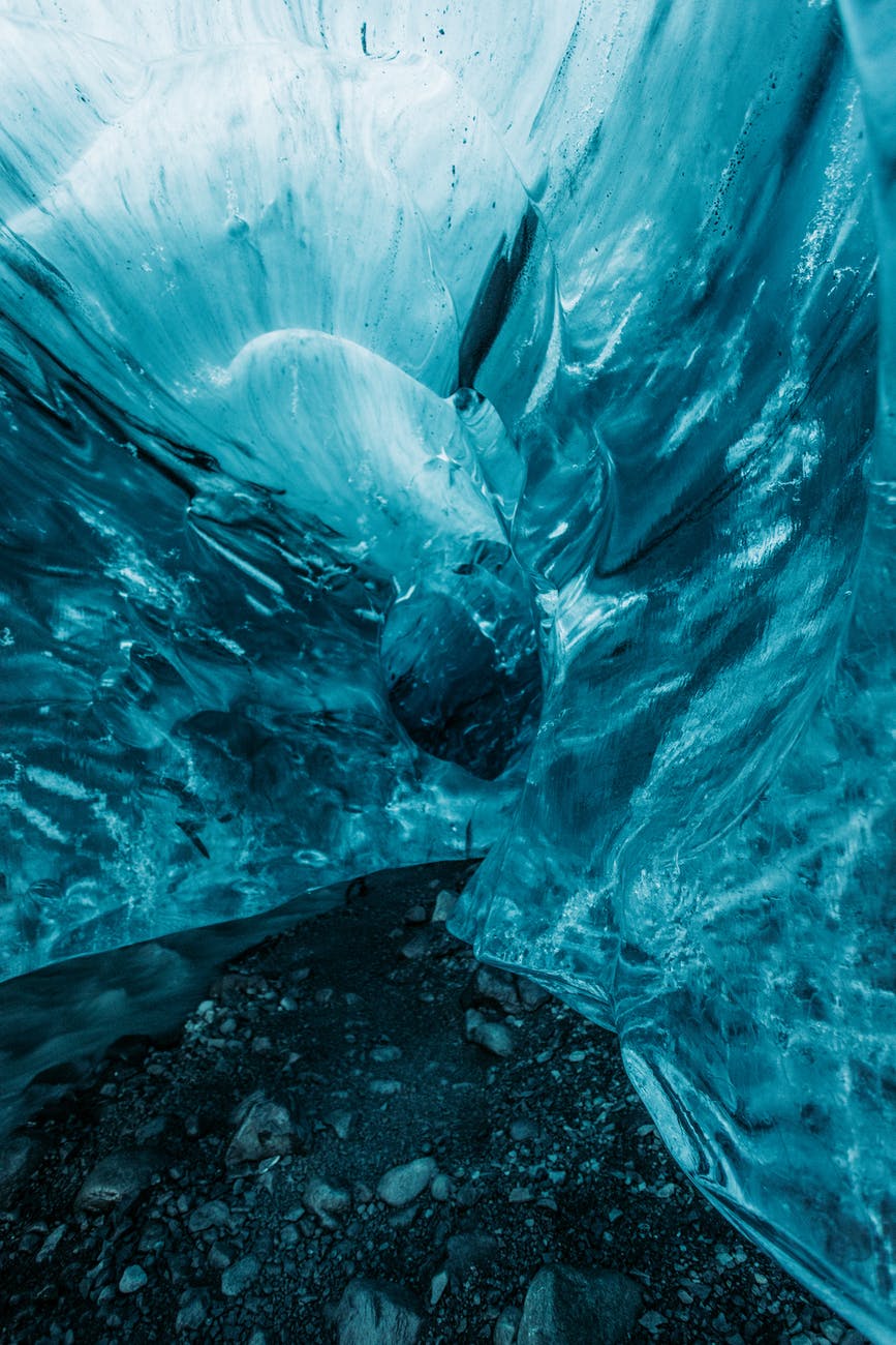 A photo of a glacier shot by Ekalavya Chaudhuri.